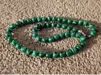 Women's necklace, women's pendant made of natural malachite
