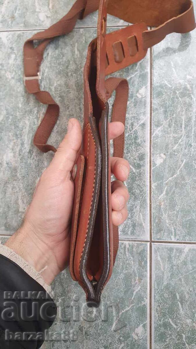Παλιός δερμάτινος θήκη για Πιστόλι Bianchi - 5