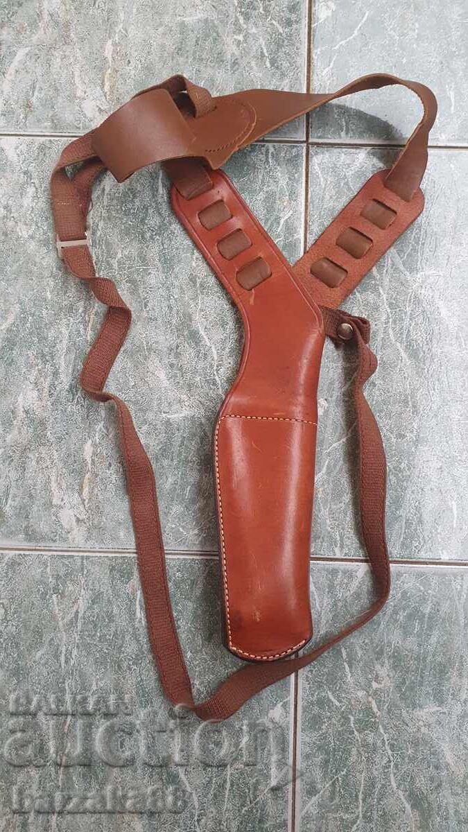 Παλιός δερμάτινος θήκη για Πιστόλι Bianchi