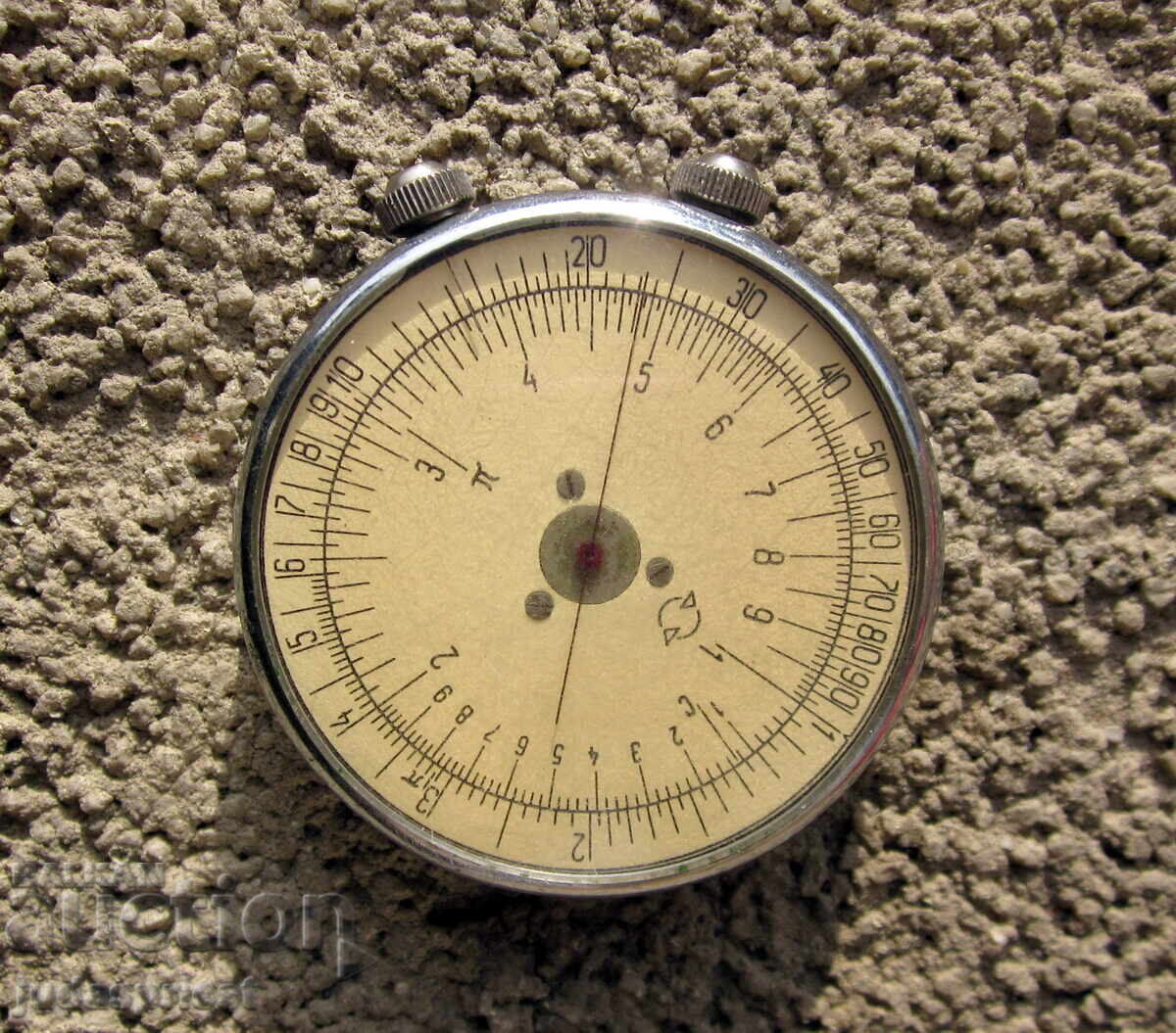 стара Руска СССР механична логаритмична линия в кутийка - 5