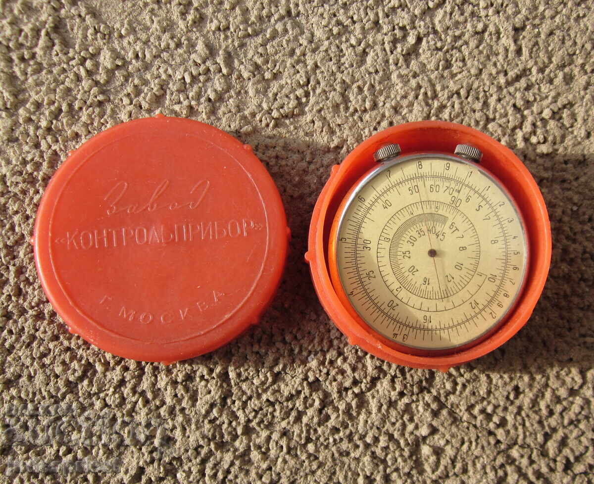 стара Руска СССР механична логаритмична линия в кутийка