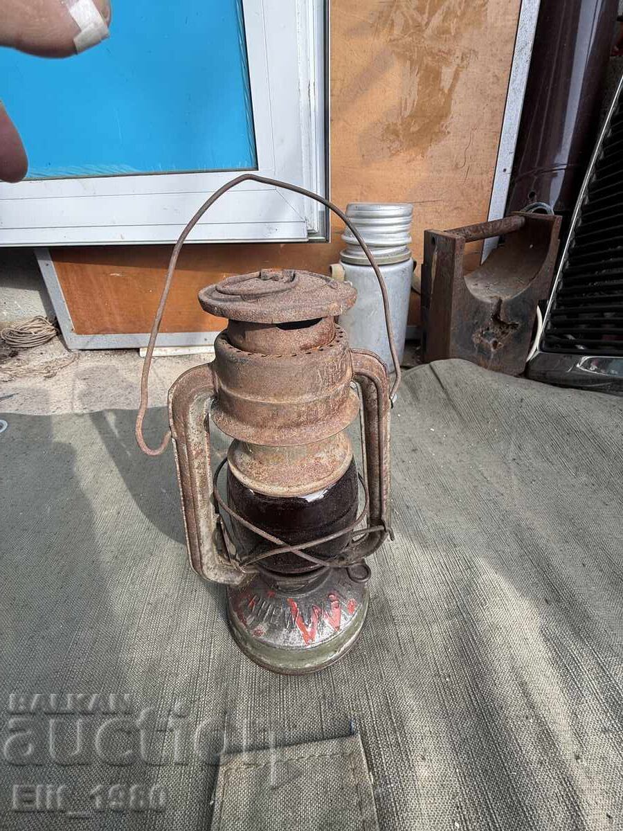 Lanterna de semnalizare feroviară germană WW2 - 6