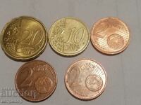 Λοτ 5 τμχ. ευρώ νομίσματα Εσθονίας και Λετονίας