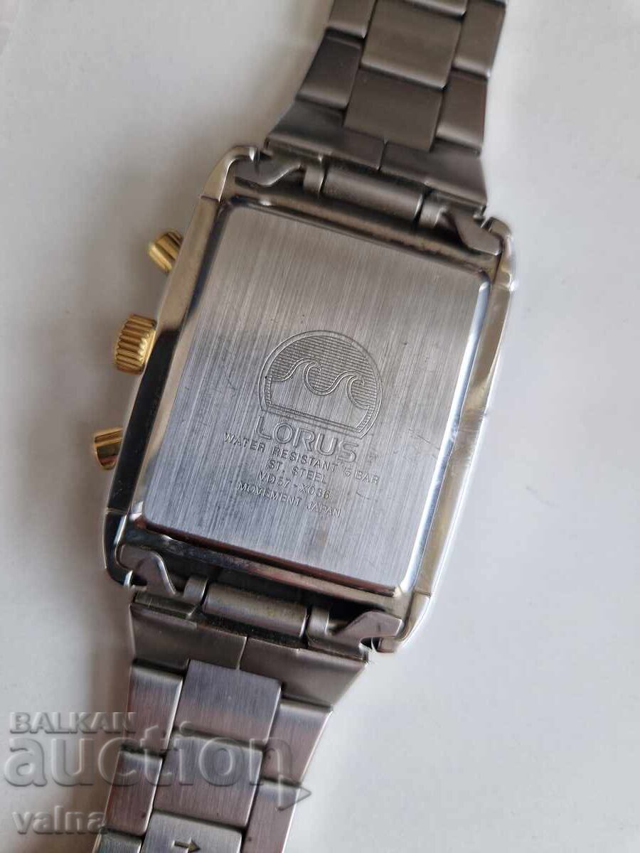 LORUS by Seiko, quartz χρονογράφος, XL κάσα 39 x 50mm, Japan - 6