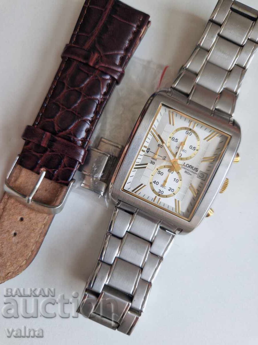 LORUS by Seiko, quartz χρονογράφος, XL κάσα 39 x 50mm, Japan - 7