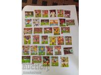 Lot de imagini de la gume de mestecat Cin Cin fotbaliști