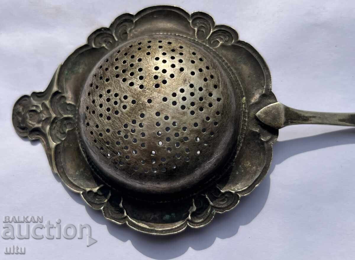 Стара посребрена? викторианска лъжица за чай, 40.9 гр с цена € 28.00 | 54.76 лв.