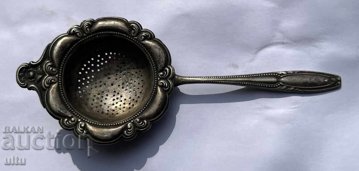 Стара посребрена? викторианска лъжица за чай, 40.9 гр