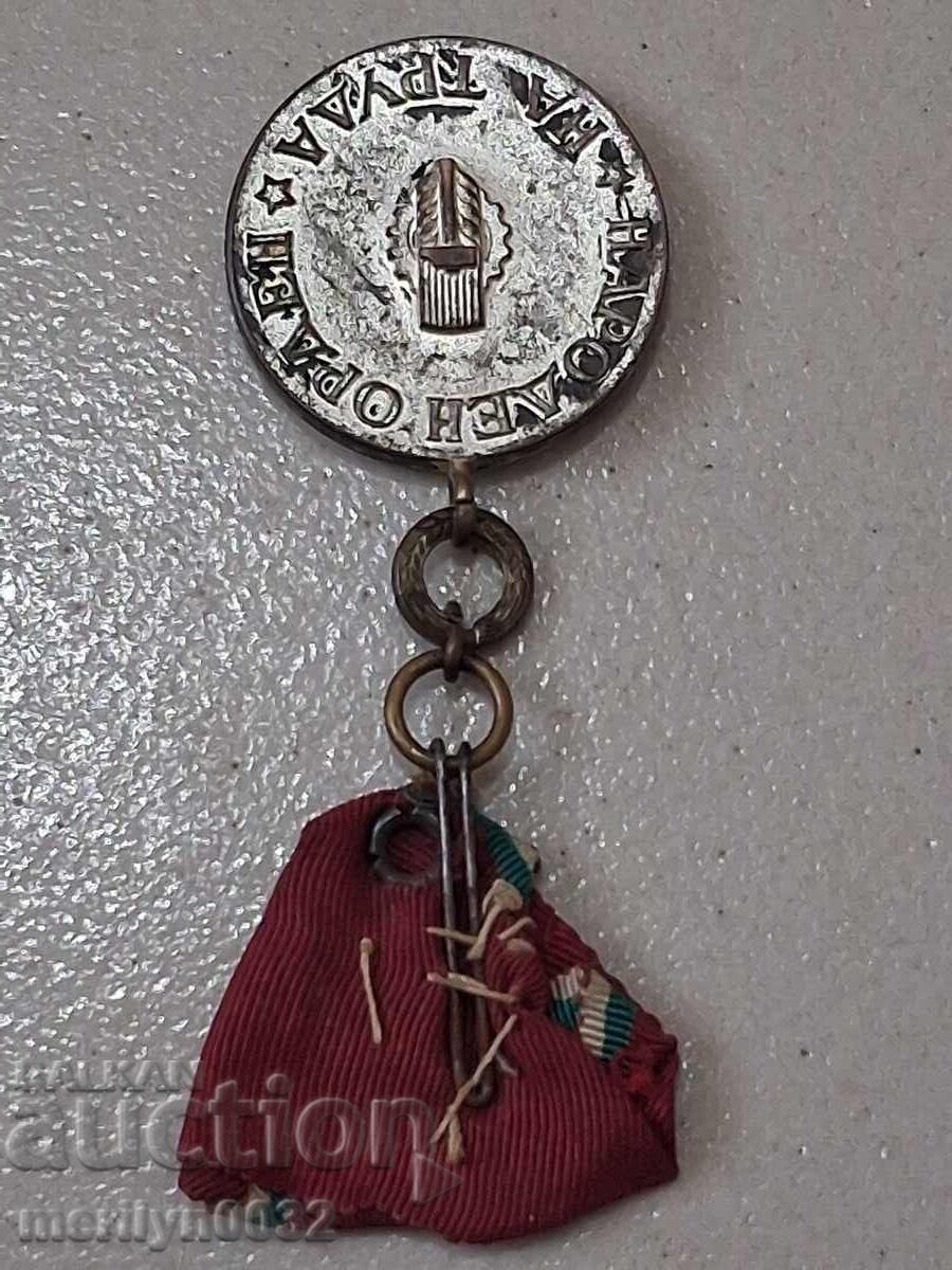 Ordinul Muncii prima emisie, medalie, insignă de piept - 5
