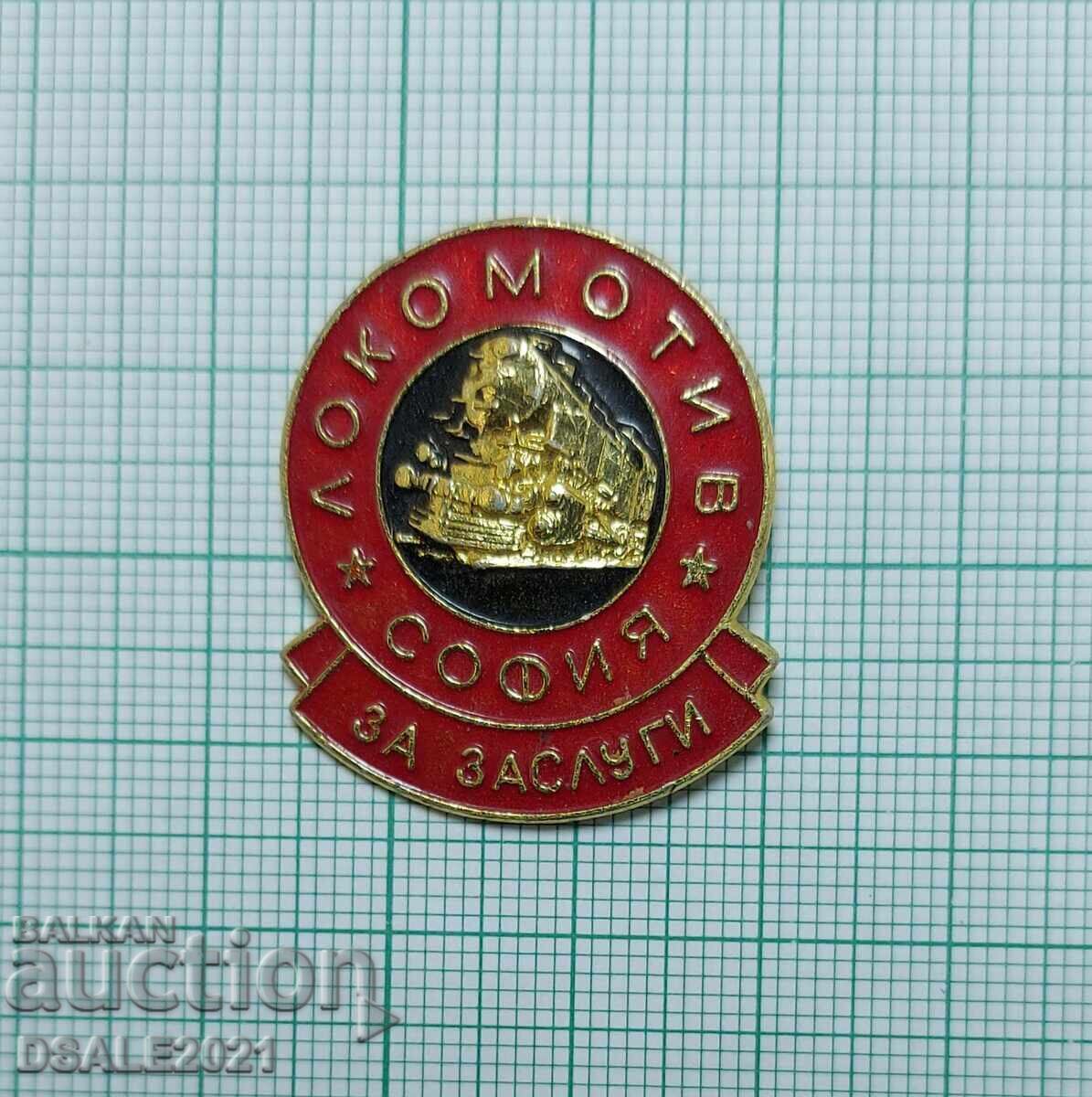 Licitație Futbolen klub Lokomotiv Sofiya ZA ZASLUGI medal i znachka