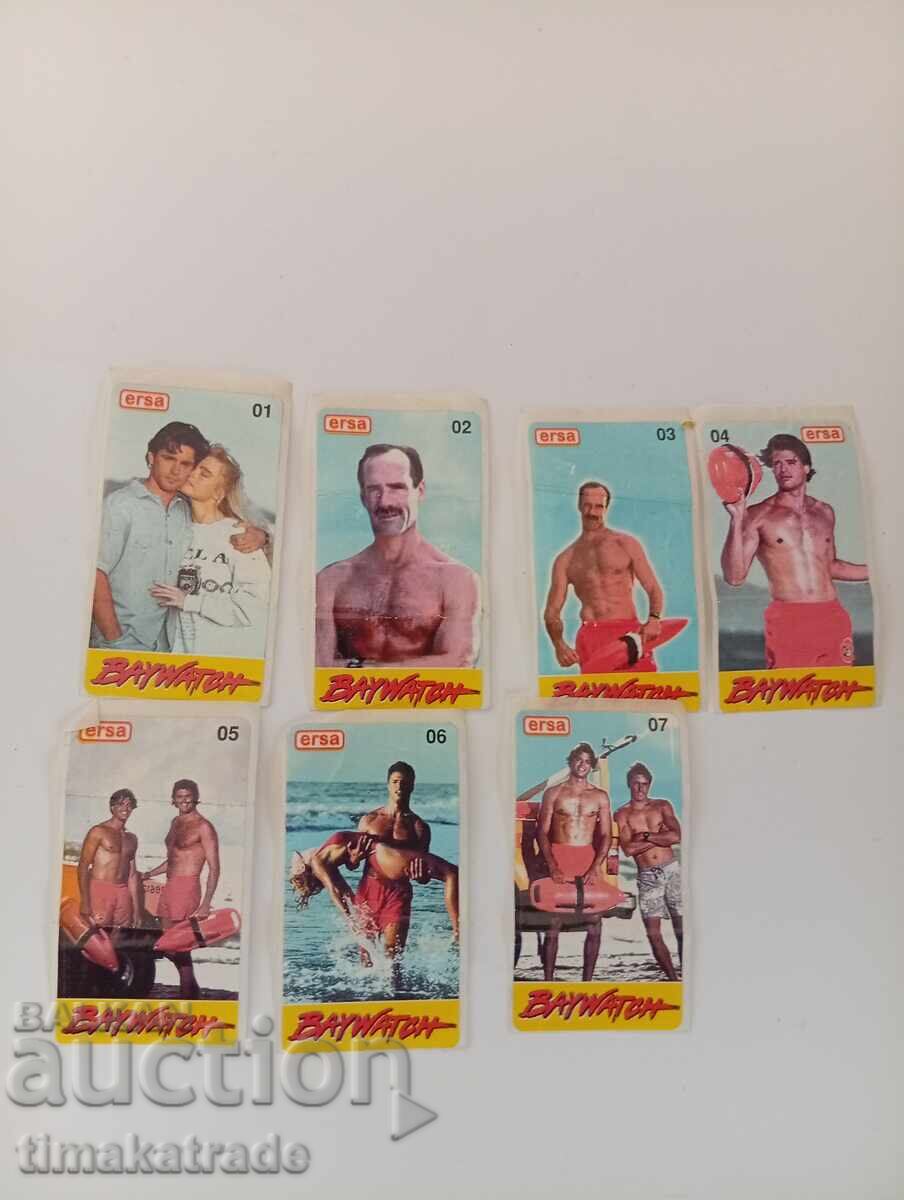ЛОТ Картинки от дъвки Спасители на плажа Baywatch 3(ersa)