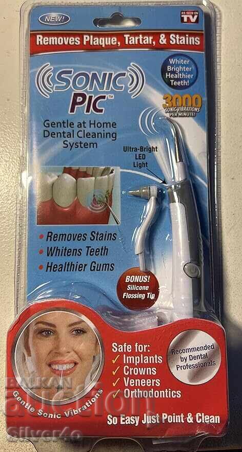 Sonic Pic - Επαγγελματική συσκευή καθαρισμού δοντιών με τιμή € 10.00 | 19.56 BGN