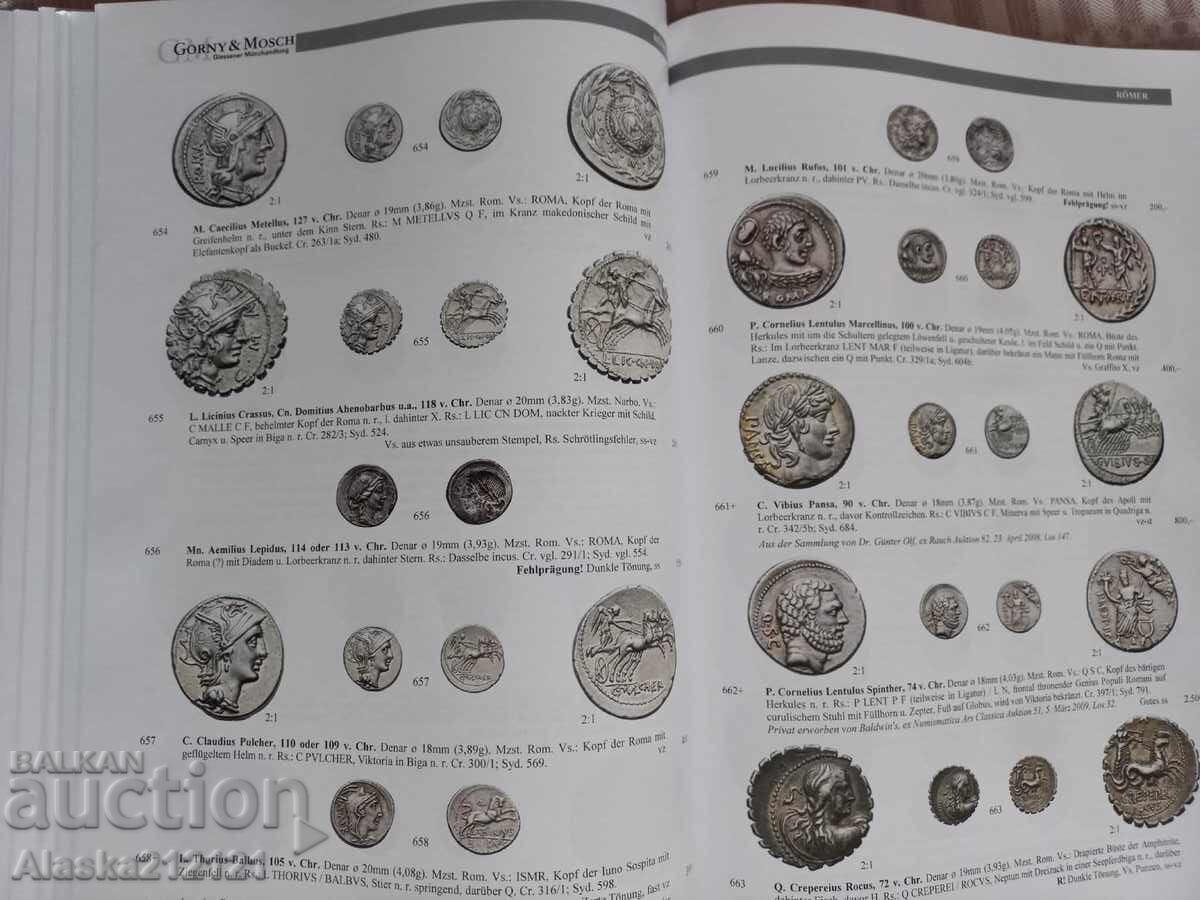 Numismatică - Catalog de monede antice Gorny & Mosch - 6