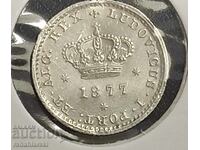 Monedă Portugalia (Argint) "C" 50 reis [1877]