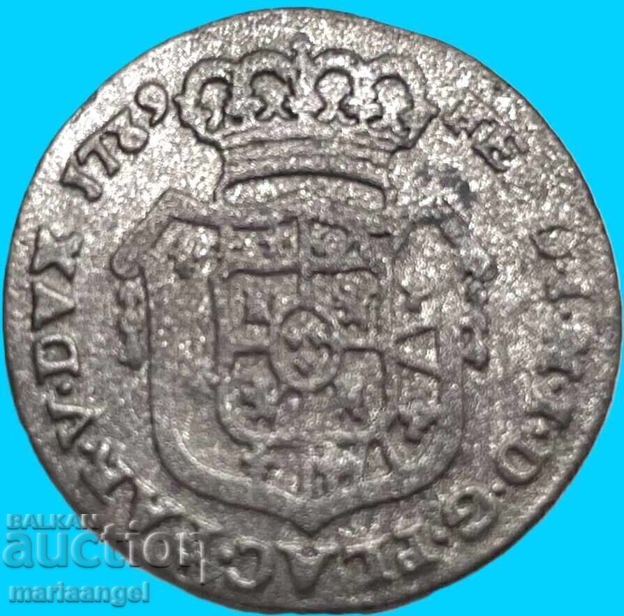 10 soldi 1789 Italia 1/2 liră Parma Ranuccio II Farnese cu preț € 38.00 | 74.32 BGN 10 soldi 1789 Italia 1/2 liră Parma Ranuccio II Farnese cu preț € 38.00 | 74.32 BGN