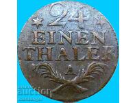1/24 taler 1782 Brandenburg Prusia Germania miliard