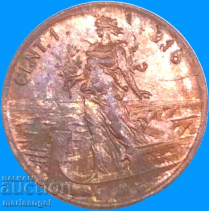 1 centesimo 1916 Italy Victor Emmanuel III 1869-1947 - 5