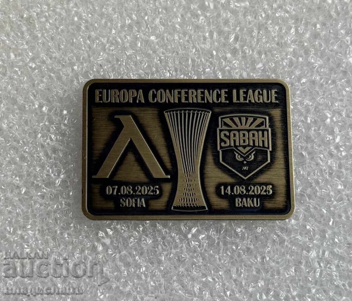 Emblemă de fotbal Levski Sofia - Sabah Azerbaidjan
