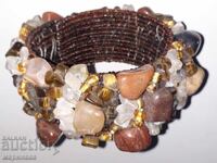 MASSIVE NECKLACE WITH NATURAL STONES