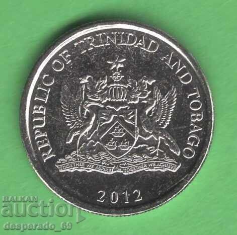 (¯`'•.¸ 25 cenți 2012 TRINIDAD ȘI TOBAGO ¸.•'´¯) cu preț € 1.50 | 2.93 BGN
