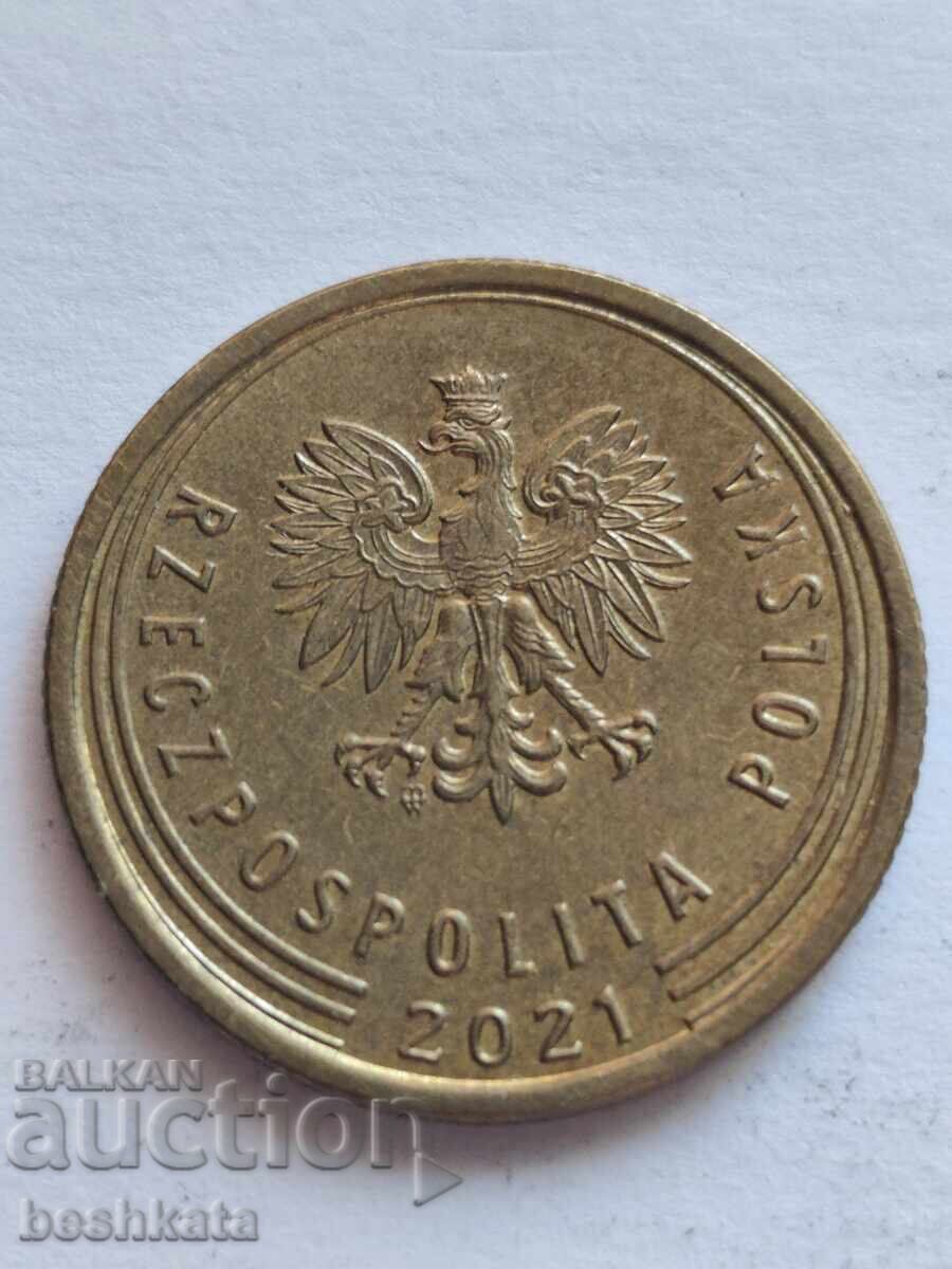 Polonia - 5 groși (2021) Polonia - 5 groși (2021)