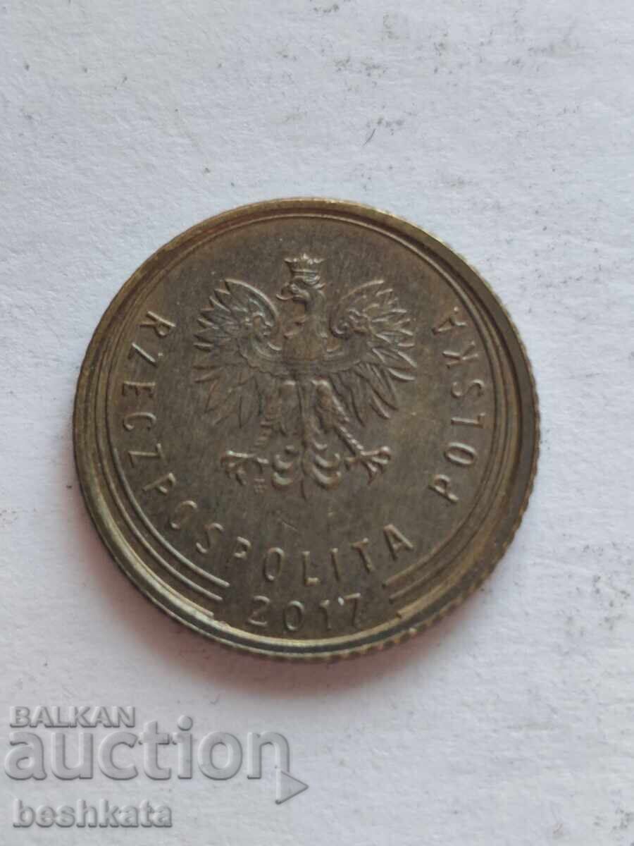 Πολωνία - 1 γρόσι (2017)