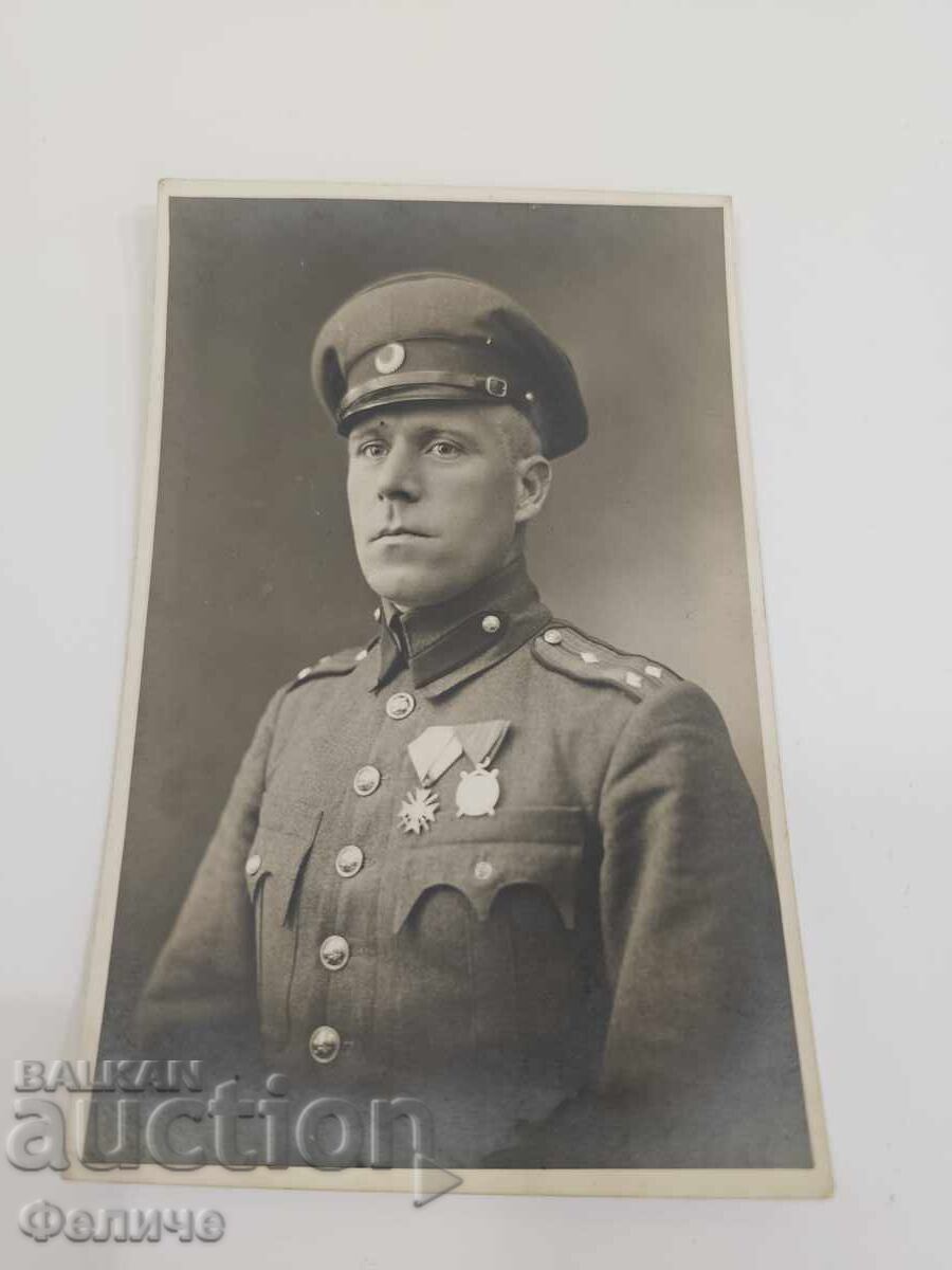 Carte poștală foto militară bulgară regală - Căpitan cu preț € 12.00 | 23.47 BGN