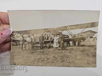 Българска царска фото картичка - Авиация