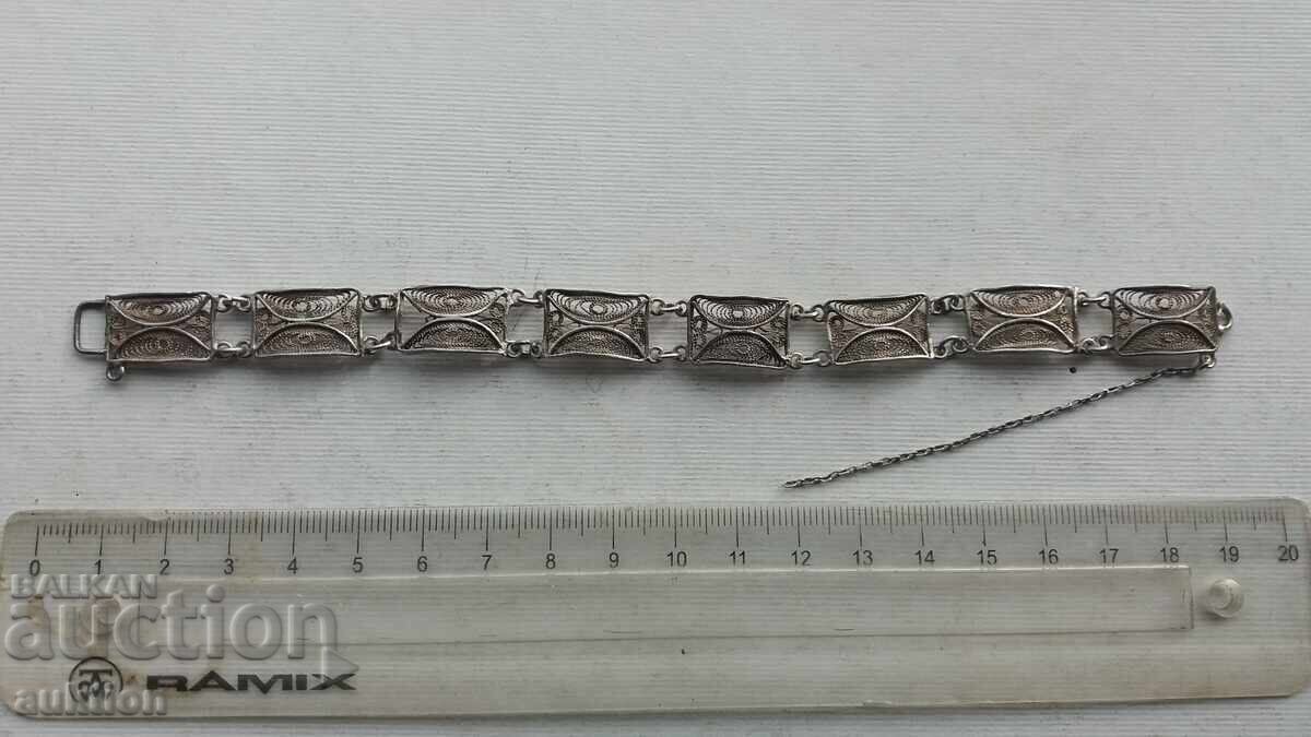 BRĂȚARĂ FILIGRAN ARGINT - 11,47 GR BRĂȚARĂ FILIGRAN ARGINT - 11,47 GR