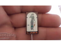 Insigna publicitară, C. Jamin, marcă de produse zaharoase