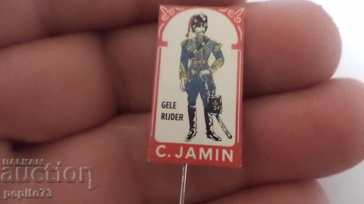 Insigna publicitară, C. Jamin, marcă de produse zaharoase