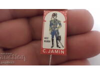 Advertising badge, C. Jamin, confectionery brand