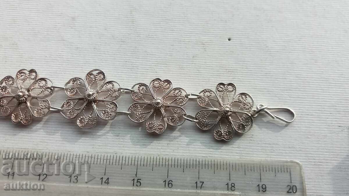 BRĂȚARĂ FILIGRAN ARGINT - 15,84 GR - 6 BRĂȚARĂ FILIGRAN ARGINT - 15,84 GR - 6