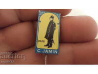 Insigna publicitară, C. Jamin, marcă de produse zaharoase