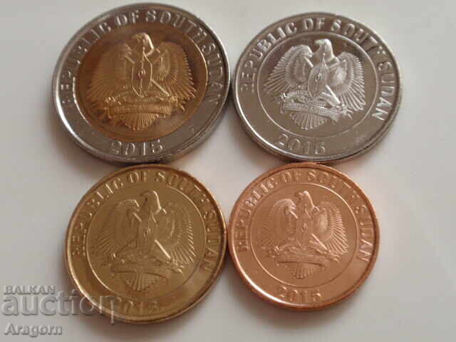 Lot of 4 South Sudan coins 2015; South Sudan with price € 17.99 | 35.19 BGN