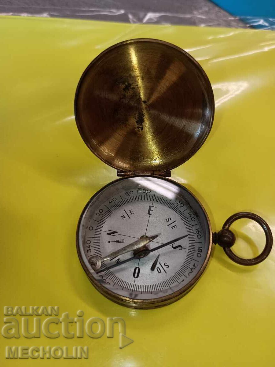 Аукцион РЕТРО колекционерски месингов компас