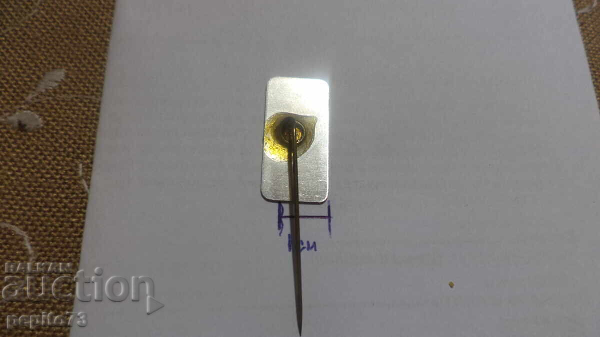 Delivery of Advertising badge, Venz, brand of chocolate sticks