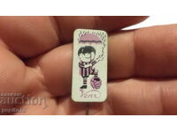 Advertising badge, Venz, brand of chocolate sticks