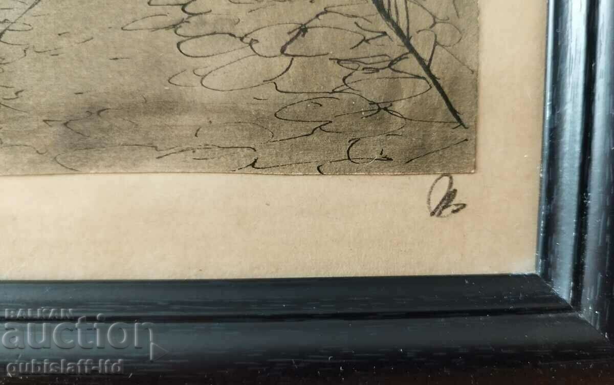 Аукцион Картина, стари къщи, Ловечъ-Вароша, 1940-те год.