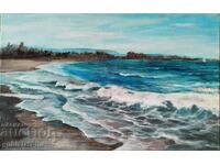 Картина, море, худ. Н. Долински
