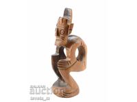 Дървена фигурка  ръчно изработена скулптура, Кариби