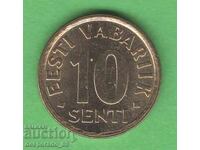 (¯`'•.¸ 10 cenți 2008 ESTONIA ¸.•'´¯)