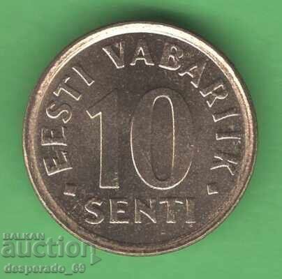 (¯`'•.¸ 10 cenți 2006 ESTONIA UNC- ¸.•'´¯)