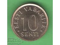 (¯`'•.¸ 10 cenți 2006 ESTONIA UNC- ¸.•'´¯)