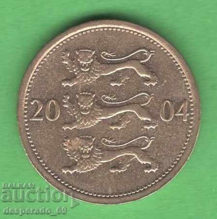 (¯`'•.¸   50 сенти 2004  ЕСТОНИЯ   ¸.•'´¯) с цена € 0.40 | 0.78 лв.