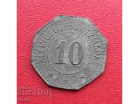 Γερμανία-Σλέσβιχ-Χόλσταϊν-Φλένσμπουργκ-10 πφένιχ 1917