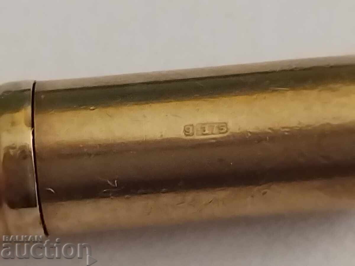 Παράδοση Χρυσό μολύβι με σφραγίδα 375 - 9k χρυσός, 1930, 20,62 γραμμάρια