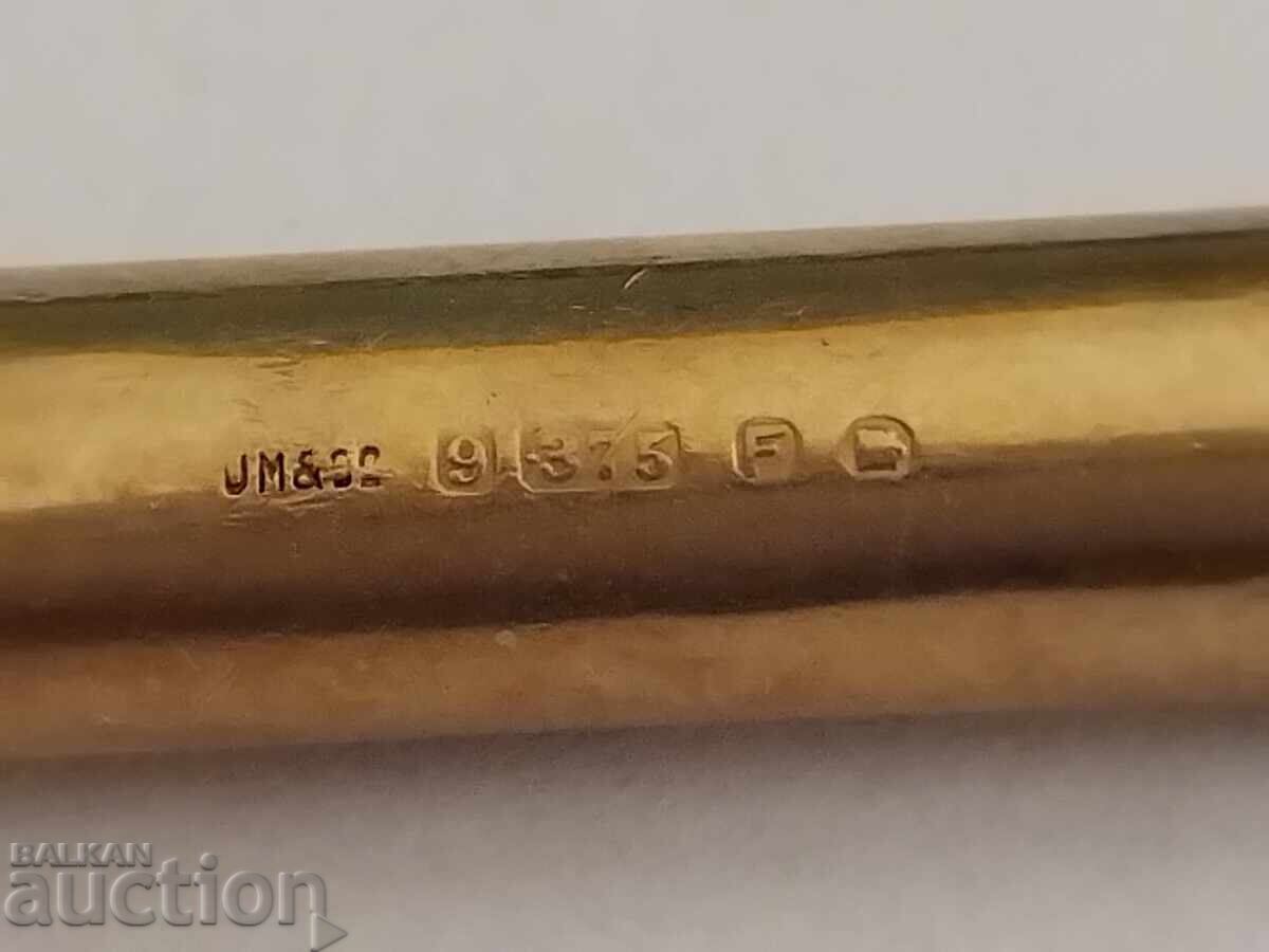 Creion din aur marcat 375 - aur 9k, 1930, 20,62 grame - 5