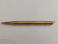 Gold pencil hallmarked 375 - 9k gold 1930 20.62 grams