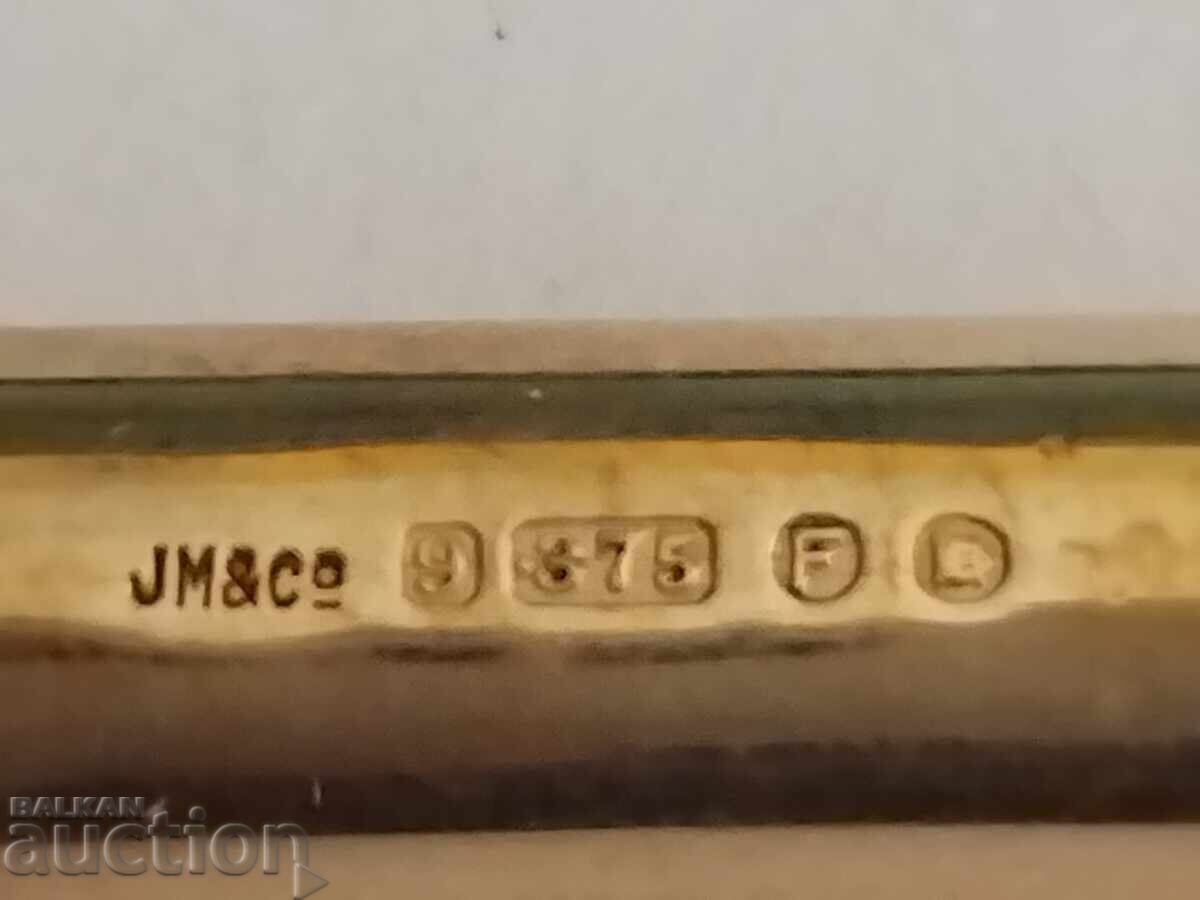 Δημοπρασία Χρυσό μολύβι με σφραγίδα 375 - 9k χρυσός, 1930, 20,62 γραμμάρια